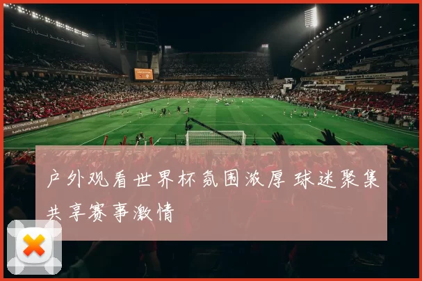 户外观看世界杯氛围浓厚 球迷聚集共享赛事激情