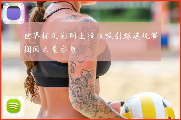 世界杯足彩网上投注吸引球迷观赛期间大量参与